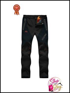 Fleece Lined Waterproof Insulated Snow Ski Hiking Pants